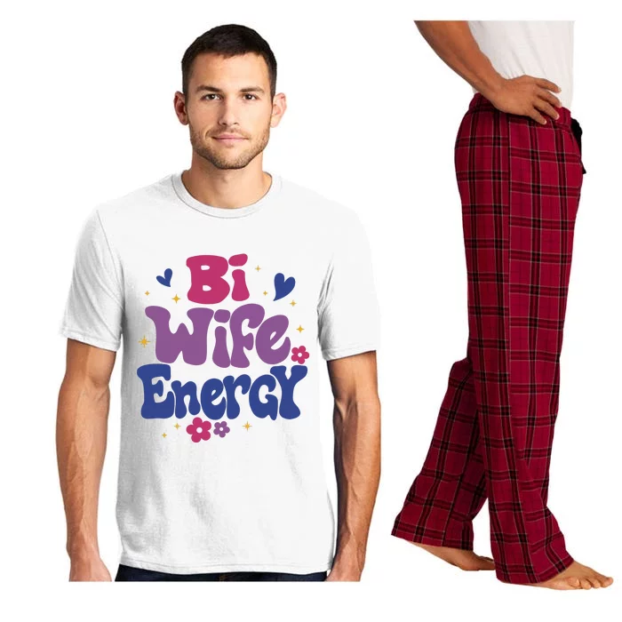 Bi Wife Energy Lgbt Month Pride Month Pajama Set