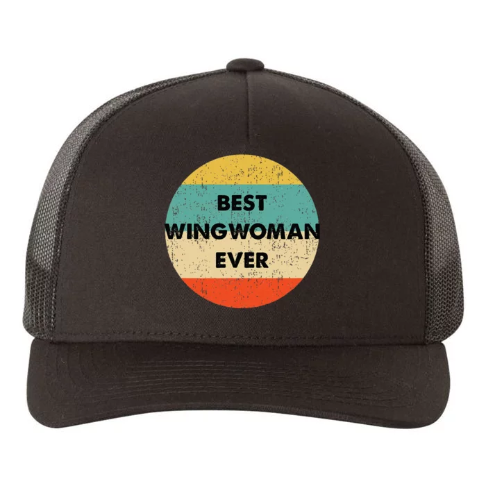 Best Wingwoman Ever Yupoong Adult 5-Panel Trucker Hat