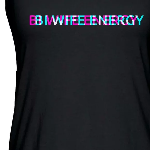 Bi Wife Energy LGBTQ Bisexual Wife Pride Stuff LGBT Wife Ladies Essential Flowy Tank