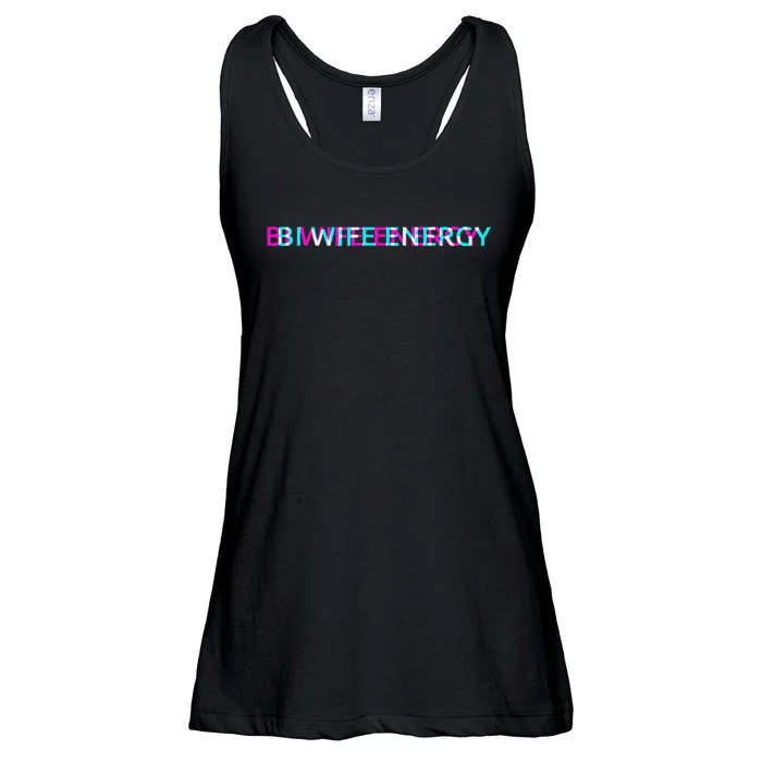 Bi Wife Energy LGBTQ Bisexual Wife Pride Stuff LGBT Wife Ladies Essential Flowy Tank