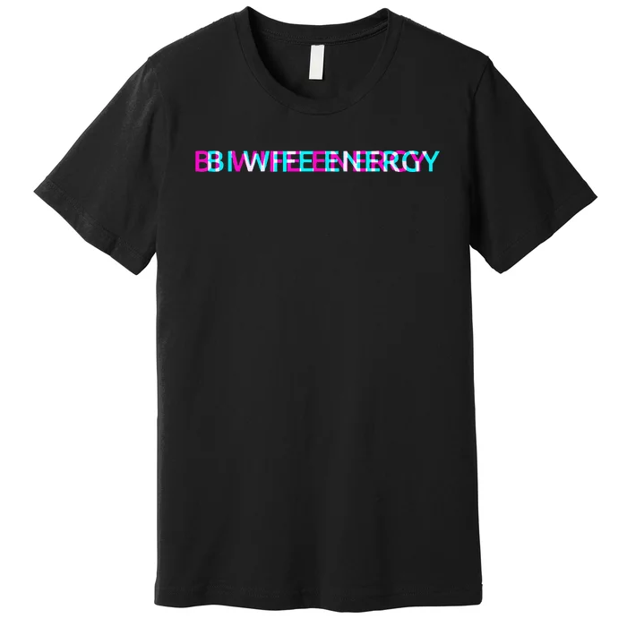 Bi Wife Energy LGBTQ Bisexual Wife Pride Stuff LGBT Wife Premium T-Shirt