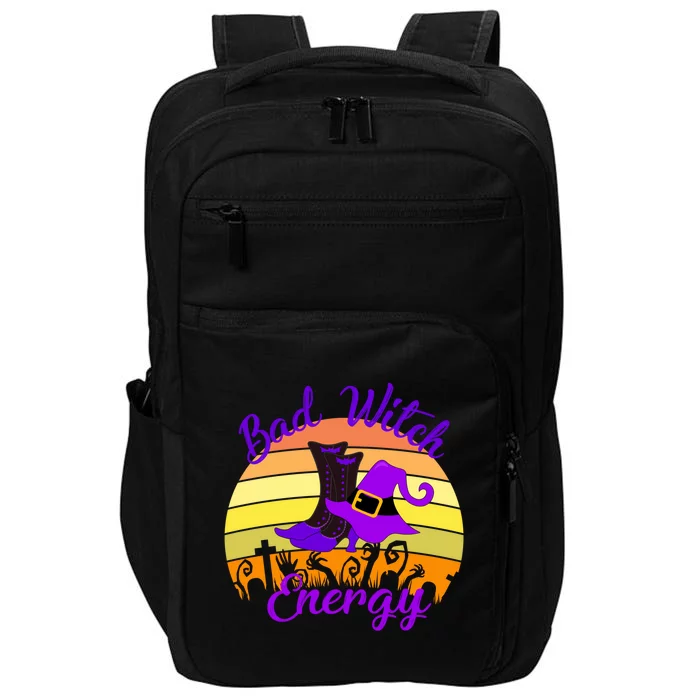 Bad Witch Energy Cute Goth Halloween Witch Funny Witch Cute Gift Impact Tech Backpack