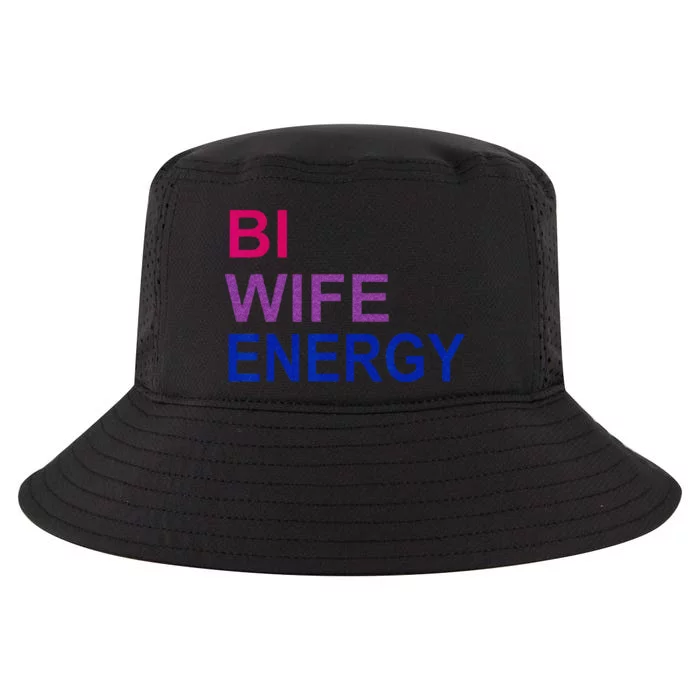 Bi Wife Energy Bisexual Bi Pride Cool Comfort Performance Bucket Hat