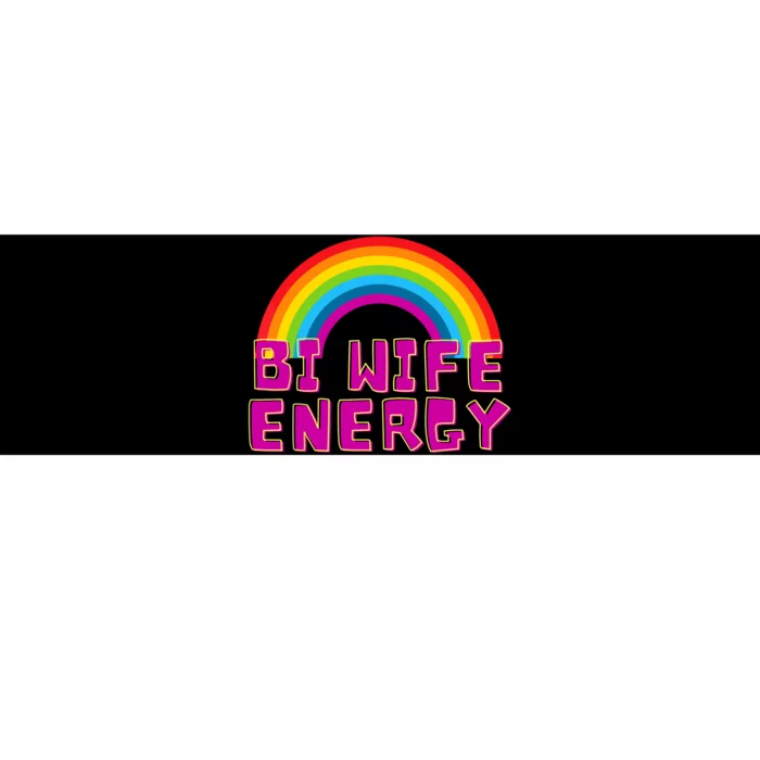 Bi Wife Energy Bisexual Pride Bisexual Flag Bi Pride Bumper Sticker