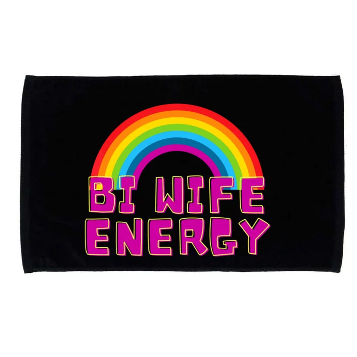 Bi Wife Energy Bisexual Pride Bisexual Flag Bi Pride Microfiber Hand Towel