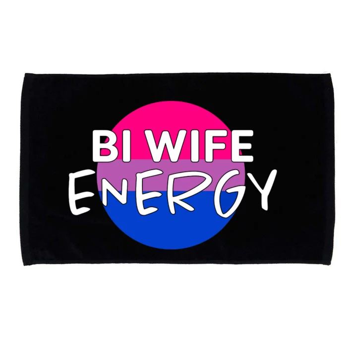 Bi Wife Energy Bisexual Pride Bisexual Flag Bi Pride Microfiber Hand Towel