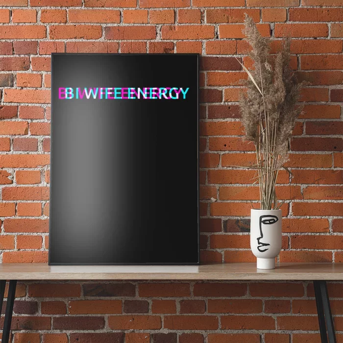 Bi Wife Energy Lgbtq Bisexual Wife Pride Stuff Lgbt Wife Poster