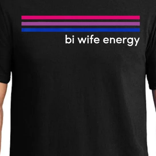 Bi Wife Energy Bisexual Pride Flag Bisexuality LGBTQ Pajama Set