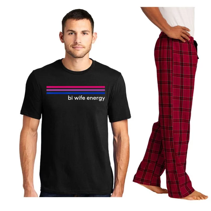 Bi Wife Energy Bisexual Pride Flag Bisexuality LGBTQ Pajama Set