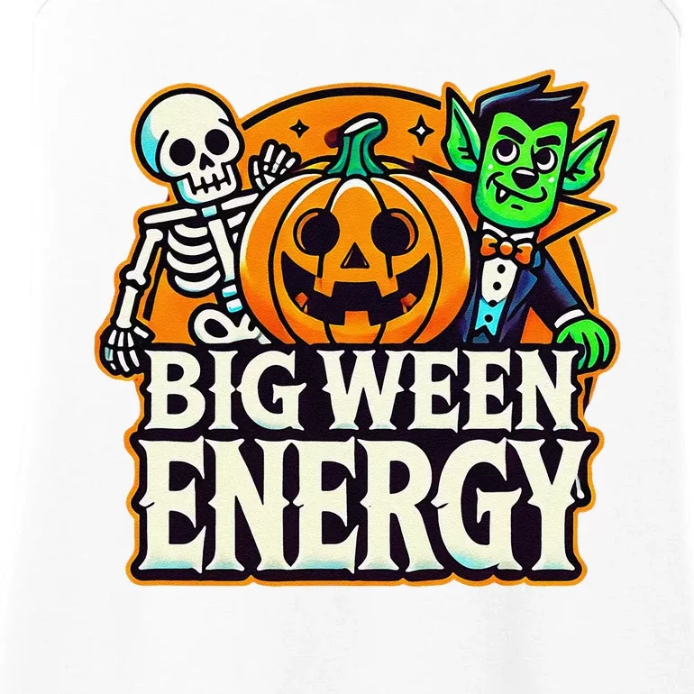 Big Ween Energy Halloween Funny Ladies Essential Tank