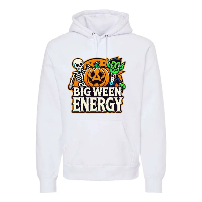 Big Ween Energy Halloween Funny Premium Hoodie