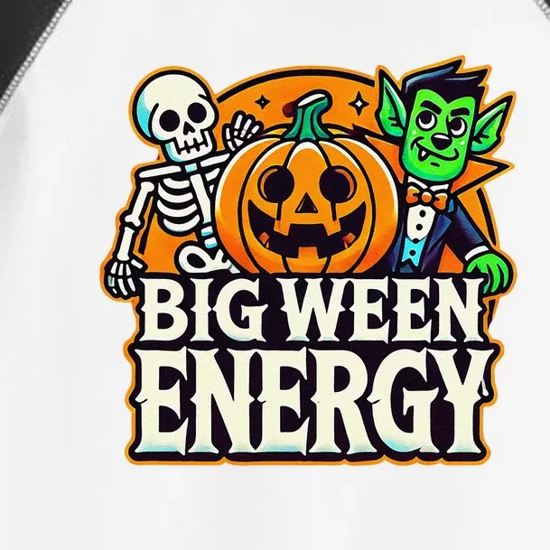 Big Ween Energy Halloween Funny Toddler Fine Jersey T-Shirt