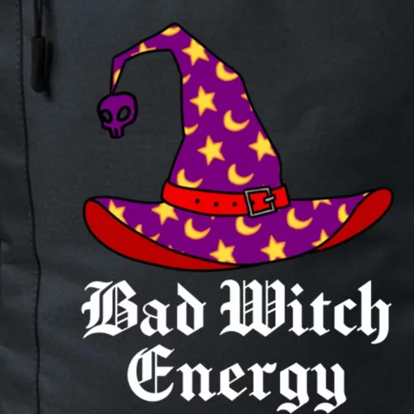 Bad Witch Energy Salem Witches Hat Halloween Spells Potions Cool Gift Daily Commute Backpack