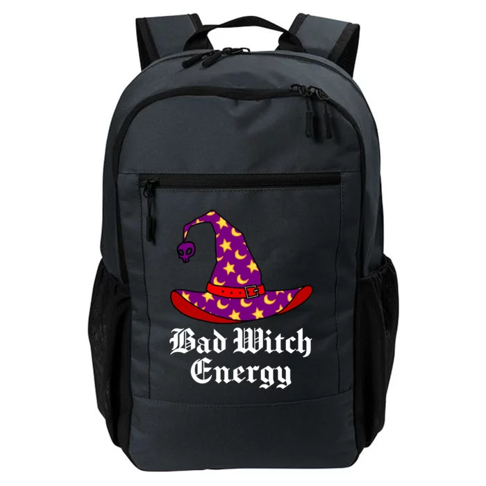 Bad Witch Energy Salem Witches Hat Halloween Spells Potions Cool Gift Daily Commute Backpack