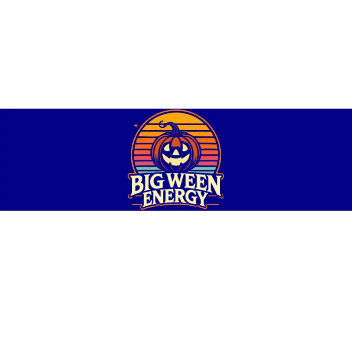 Big Ween Energy Carved Pumpkins Bumper Sticker