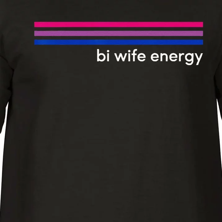 Bi Wife Energy Bisexual Pride Flag Bisexuality LGBTQ Comfort Colors T-Shirt