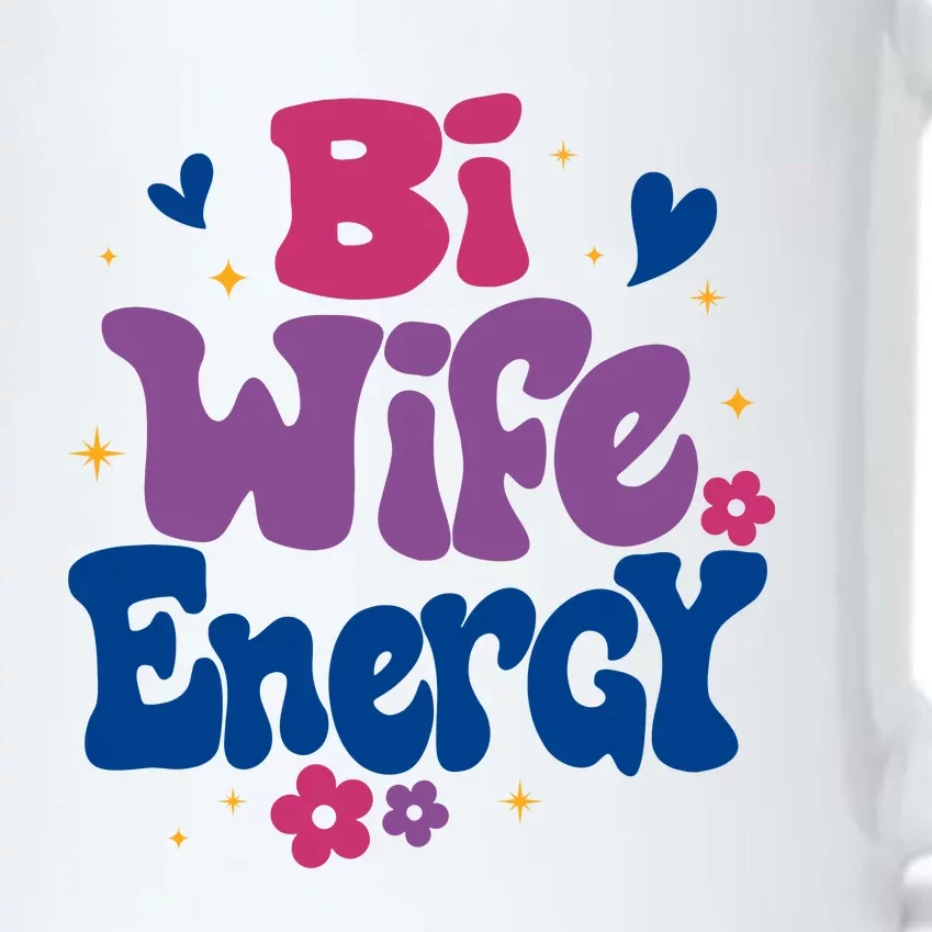 Bi Wife Energy LGBT Month Pride Month Human Rights LGBT Support Equality Rights Black Color Changing Mug