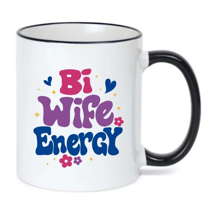 Bi Wife Energy LGBT Month Pride Month Human Rights LGBT Support Equality Rights Black Color Changing Mug