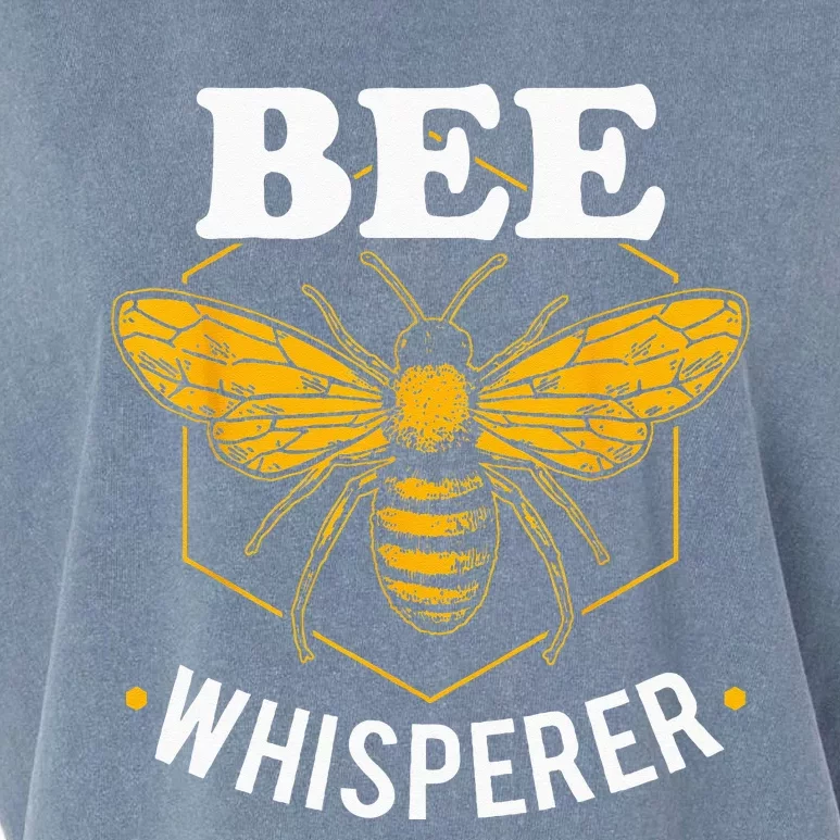 Bee Whisperer Funny Beekeeping & Beekeeper Garment-Dyed Women's Muscle Tee