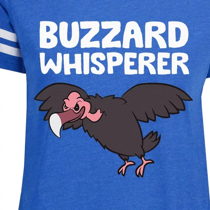 Buzzard Whisperer Funny Turkey Vulture Enza Ladies Jersey Football T-Shirt