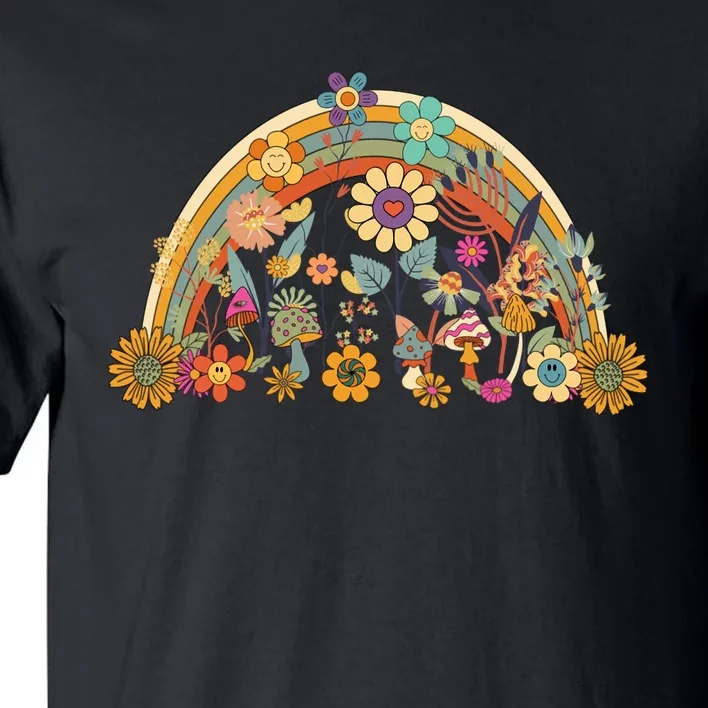 Boho Wildflowers Floral Nature Flower For Women Nature Lover Tall T-Shirt