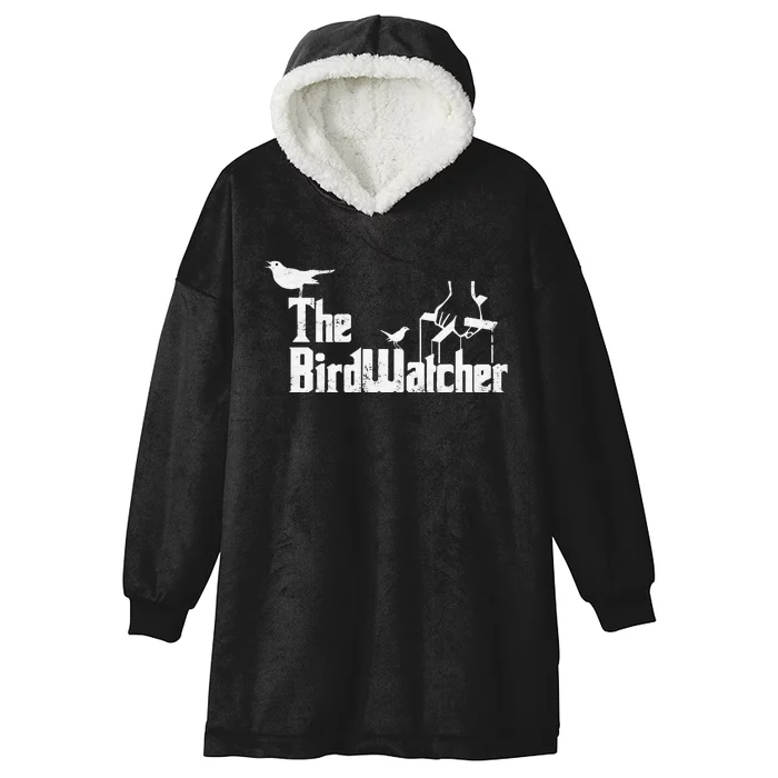 Bird Watching Funny Bird Watcher Hooded Wearable Blanket