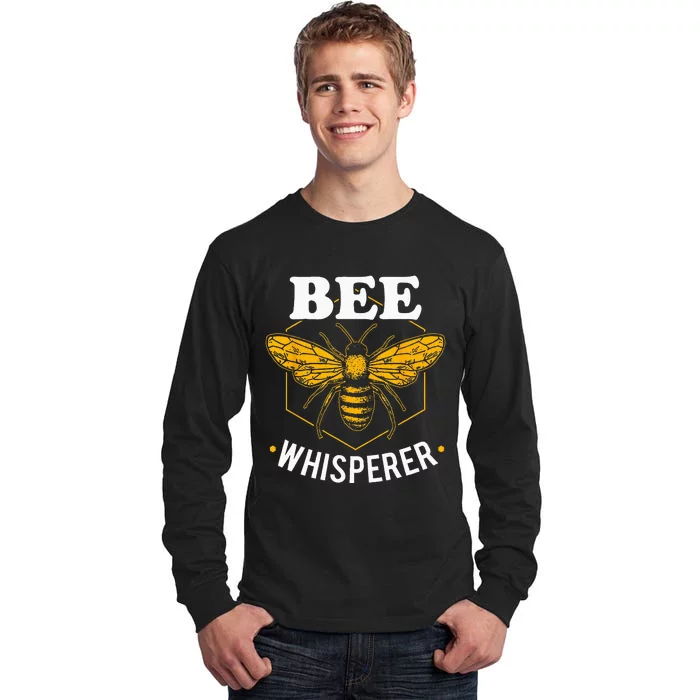 Bee Whisperer Funny Beekeeping & Beekeeper Tall Long Sleeve T-Shirt