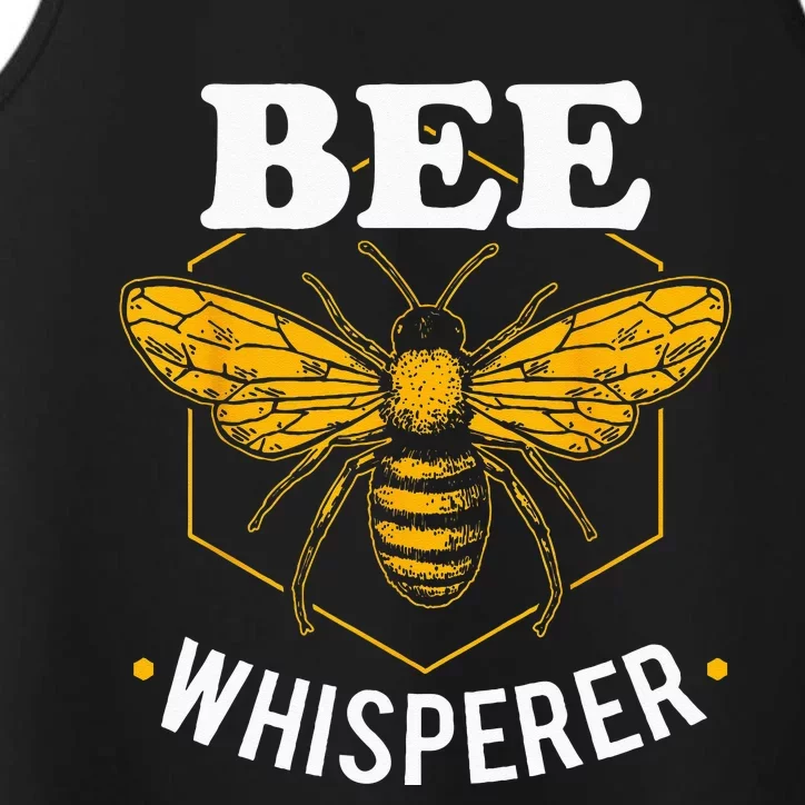 Bee Whisperer Funny Beekeeping & Beekeeper Performance Tank