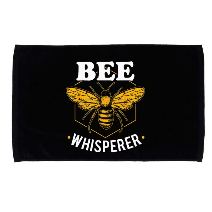 Bee Whisperer Funny Beekeeping & Beekeeper Microfiber Hand Towel