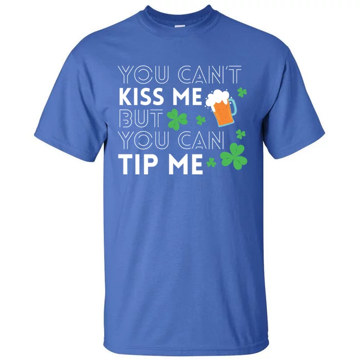 Bartender Waiter Funny St Patrick's Day Waitress Server Gift Tall T-Shirt