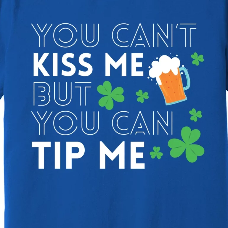 Bartender Waiter Funny St Patrick's Day Waitress Server Gift Premium T-Shirt