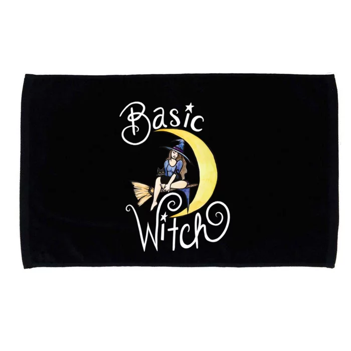 Basic Witch Funny Moon Witch Gift Microfiber Hand Towel