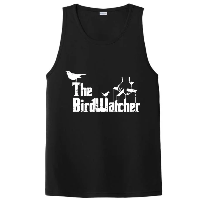 Bird Watching Funny Bird Watcher Performance Tank