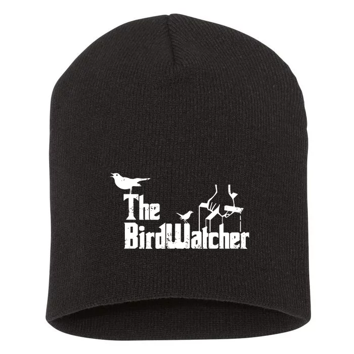 Bird Watching Funny Bird Watcher Short Acrylic Beanie