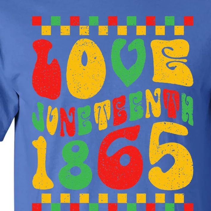 Black Women Free Ish Since 1865 I Love Juneteenth Tall T-Shirt