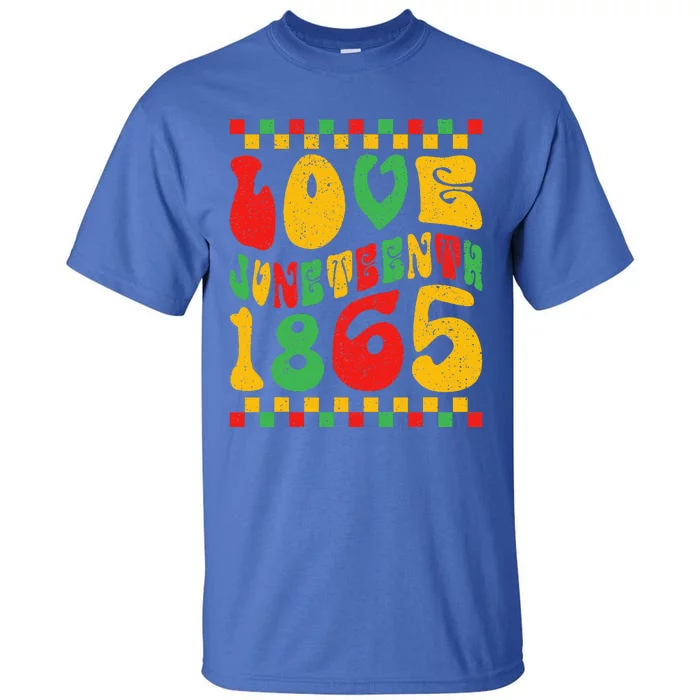 Black Women Free Ish Since 1865 I Love Juneteenth Tall T-Shirt