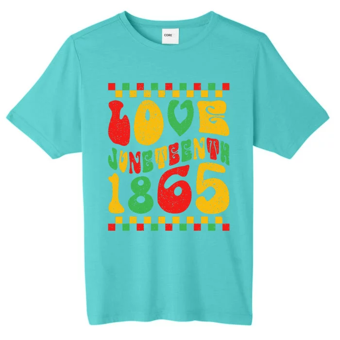 Black Women Free Ish Since 1865 I Love Juneteenth ChromaSoft Performance T-Shirt