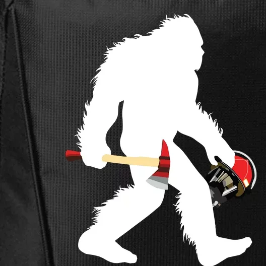 Bigfoot Wildland Firefighter Woodland Sasquatch Fireman City Backpack