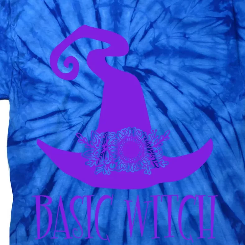 Basic Witch Funny Halloween Costume Gift Tie-Dye T-Shirt