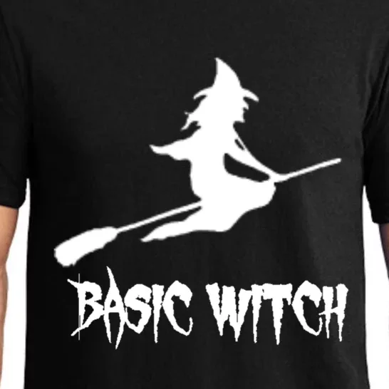 Basic Witch Funny Halloween Quote Gift Pajama Set