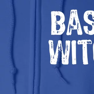 Basic Witch Funny Halloween Gift Full Zip Hoodie