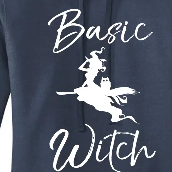 Basic Witch Funny Halloween Party Costume Funny Gift Women's Pullover Hoodie