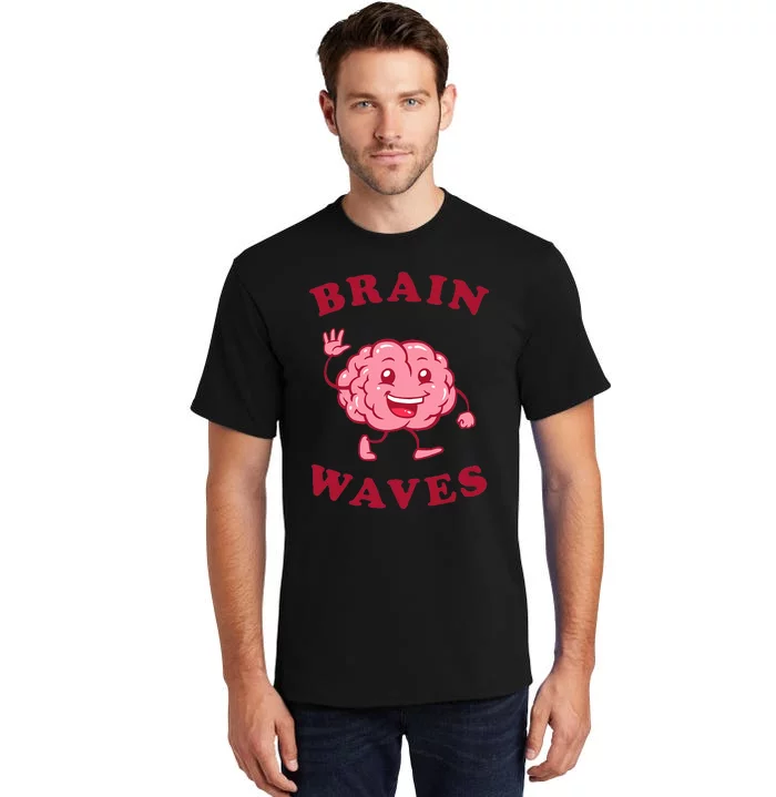 Brain Waves Funny Science Biology Tall T-Shirt