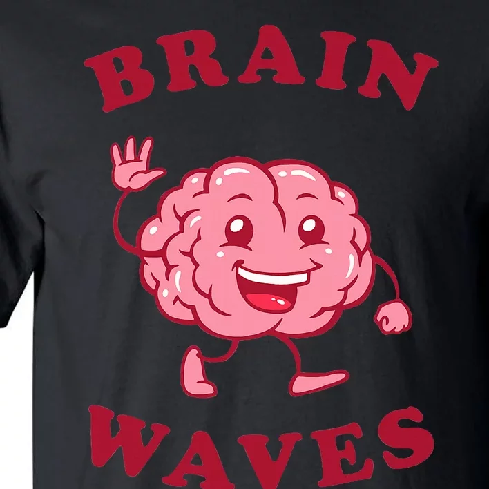 Brain Waves Funny Science Biology Tall T-Shirt