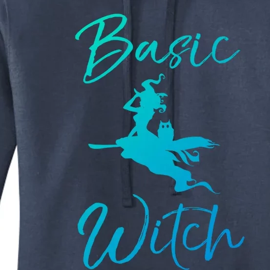 Basic Witch Funny Halloween Party Costume Funny Gift Women's Pullover Hoodie