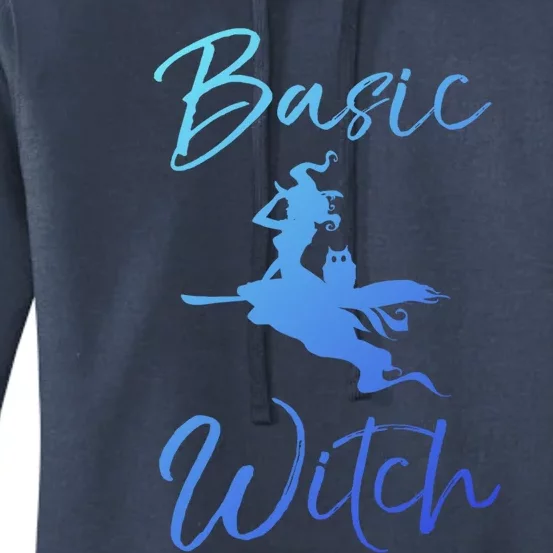 Basic Witch Funny Halloween Party Costume Funny Gift Women's Pullover Hoodie