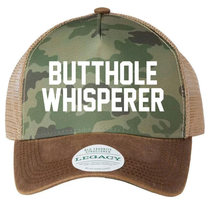 Butthole Whisperer Funny Sarcastic Joke Legacy Tie Dye Trucker Hat