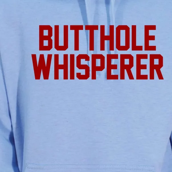 Butthole Whisperer Funny Sarcastic Joke Unisex Surf Hoodie