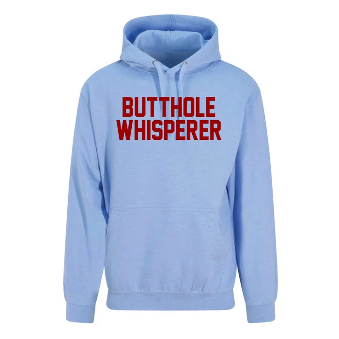 Butthole Whisperer Funny Sarcastic Joke Unisex Surf Hoodie