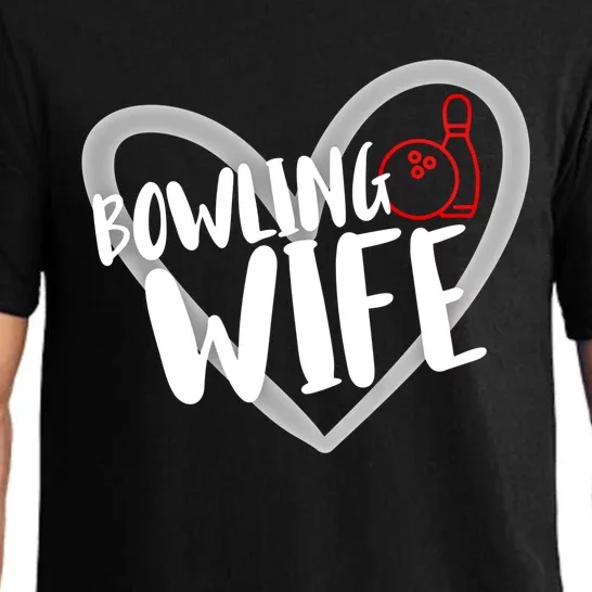 Bowling Wife Funny Bowler Bowling Gift Pajama Set